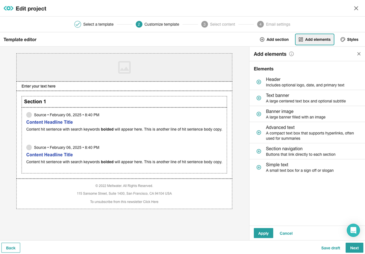 Before: Text-only Add Elements